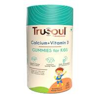 sample @1 : TruSoul by Baidyanath Calcium and Vitamin D Gummies for Kids | Strawberry & Mango Flavour | Curated for Children Ages 5 to 17 | 30 Gummies (1 Gummy Per Day)