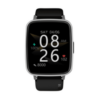 noise ColorFit Pulse Smartwatch with Activity Tracker (35.56mm LCD Display, IP68 Waterproof, Jet Black Strap)