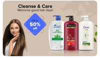 50% off on Shampoos at Big basket till midnight 