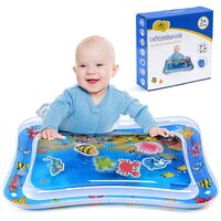 MAGIFIRE Tummy Time Baby Water Mat Infant Toy Inflatable Play Mat for 3 6 9 Months Newborn Boy Girl