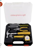 Asian Paints TruCare Hand Tools Kit (10 Pieces) for Household DIY & Emergency Maintenance| Compact & Portable set of Measuring Tape, Hammer, Piler, Wrench, 5-piece Screwdriver 
