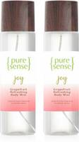 PureSense Joy Grapefruit Body Mist Combo Long Lasting Fragrance Body Mist - For Women  (300 ml, Pack of 2)