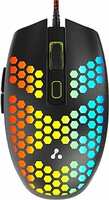 Ambrane Honeycomb Design Wired Gaming Mouse with 6 Programmable Buttons
