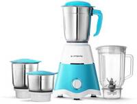Longway - Super Dlx 750 W Juicer Mixer Grinder (4 Jars, White & Blue)