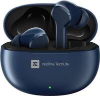 realme Techlife Buds T100 with up to 28 Hours Playback & AI ENC for Calls Bluetooth Headset (Blue, True Wireless)