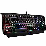 Zebronics Zeb-Transformer K2 Gaming Keyboard, 104 Keys, Multicolor LED Laser Keycaps (Gold Plated USB Connector, Braided Cable)
