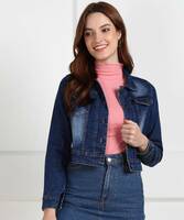 Loot MONTREZ  Women Washed Denim Jacket from 100