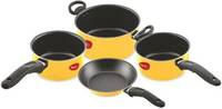 Pigeon Master Chef Non-Stick Coated Cookware Set  (Aluminium, 4 - Piece)