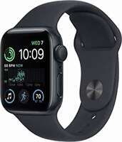 Apple Watch SE (2nd Gen) [GPS 40 mm] Smart Watch w/Midnight Aluminium Case & Midnight Sport Band