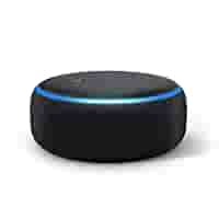 Certified Refurbished Echo Dot (3rd Gen), Black – Smart speaker with Alexa