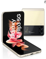 Samsung Galaxy Z Flip3 5G (Cream, 8GB RAM, 256GB Storage) with No Cost EMI/Additional Exchange Offers