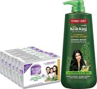 kesh king Damage Repair Shampoo 600ml + BoroPlus Moisturising Soap