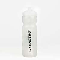 Amazon Brand - Symactive Leakproof Unbreakable Squeezable Sports Sipper Water Bottle with Push/Pull Cap, Anti-Slip Grip, LDPE Material, BPA-Free (Color: White, 800 ml)