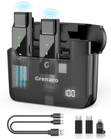 GRENARO S13 Pro Digital Display Wireless Microphone [Apply ₹100 Coupon]