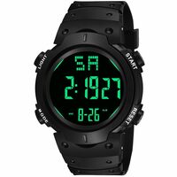 Shocknshop Digital Sports Black Dial Multi-Functional Boys Wrist Watch (W16) [Apply ₹5 Coupon]