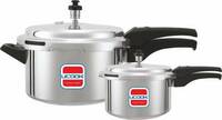 UCOOK Super combo outer lid with out seperator 3 L, 5 L Pressure Cooker  (Aluminium)