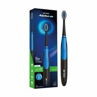 Ant Esports Alpha Lite Sonic Electric Toothbrush with 2 Brush Heads, Sonic Toothbrushes 28,000 VPM, IPX7, Ergonomic Designs, AAA Powered 120 days battery life, Ultra Soft Dupont & Vibrating Bristles, Smart Travel Power