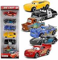 Umadiya® Branded Metal Die Cast Mini Racers Derby Racers Series Small Metal Movie Vehicles Cars for Competition and Story Play, Multicolour, 6-Pack