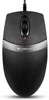 ZEBRONICS Spin with 1000 DPI with High Precision with USB Interface, 3 Buttons,Plug & Play