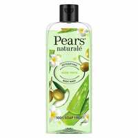 Pears Naturale Detoxifying Aloe Vera Body Wash 250 ml, 100% Natural Ingredients, Liquid Shower Gel with Olive Oil for Glowing Skin - Paraben Free
