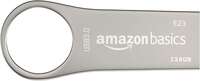 Amazon Basics 128 GB USB 3.0 Pen Drive | Flash Drive | Read Speed Upto 120 MB/s | with Key Ring | Metallic (Silver)