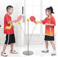Chocozone Table Tennis Trainer Indoor Outdoor Adults Teenagers Kids Toy Sports Toys for 4 5 6 8 Years Old (Medium)