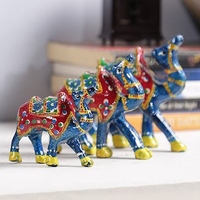 Multicolour Solid Wood Figurine, By Art of Jodhpur