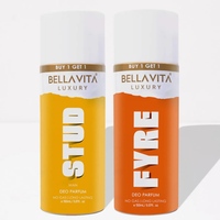 Bella Vita Organic Stud & Fyre No Gas Deo Parfum Combo 2 x150ml Each