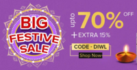 Khadi Natural Big Festive Sale Upto 70% Off on Products + Extra 15% off 