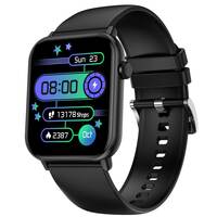 Fire-Boltt Ninja Fit Smartwatch Full Touch 1.69 & 120+ Sports Modes with IP68, Multi UI Screen, Over 100 Cloud Based Watch Faces, Built in Games (Black)