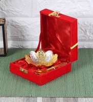 Antique 60ml Silver Aluminium Dinner Bowl with Spoon, By Amaya Decors