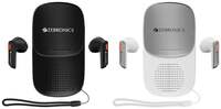 ZEBRONICS Sound Bomb X1 3-in-1 Wireless Bluetooth v5.0 in Ear Earbuds (White) & Sound Bomb X1 3-in-1 Wireless Bluetooth v5.0 in Ear Earbuds