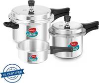 Pigeon Special Combo Pack 2 L, 3 L, 5 L Pressure Cooker  (Aluminium)