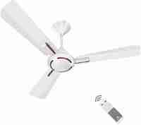 HAVELLS Ambrose BLDC 5 Star 1200 mm BLDC Motor with Remote 3 Blade Ceiling Fan (Pearl White Wood, Pack of 1)