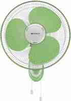 HAVELLS Gatik Neo 400 mm 3 Blade Wall Fan (White Green, Pack of 1)