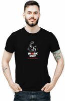 OZIO Men's Round Neck Half Sleeve Slim Fit Printed Cotton T-Shirt - S to 2XL [Apply ₹10 Off Coupon]