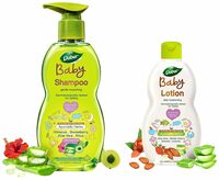 Dabur Baby Nourishing Shampoo 500ml with Dabur Baby Daily Moisturizing Lotion 200ml