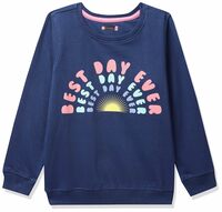 Amazon Brand - Symbol Girls Lightweight Sweatshirt