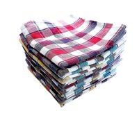 Qualcosa Kitchen Highly Absorbent Big Size 100% Cotton Multipurpose Kitchen Napkins, Chapatis Napkin, Duster, Wraps 20 * 20 Inch(Big Size)-Pack of 06 Pieces