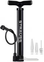 Strauss Double Action, Air Bicycle Pump  (Black)
