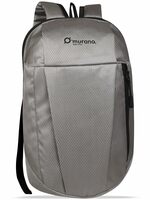 Murano Louis 10ltr Casual daybackpack/Office & Travel Bag/School Bag/College Bag/Men/Women/Girl/Boy (Light Grey)