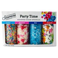 Serapheena Sugar Sprinkles - Party time, 100g | Cakes and Cupcakes Decoration Kit