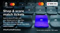 Get ICC Men’s Cricket World Cup 2023 tickets by spending more than Rs.1 lakh | TataNeu