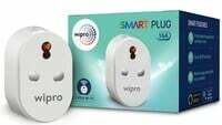 [250 coupon] Wipro 16A Wi-Fi Smart Plug, Suitable for Large Appliances like Geysers, Microwave Ovens, and Air Conditioners, Energy Monitoring, Wireless Control, and Voice Control (users specific)