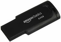 Amazon Basics 64 GB Flash Drive | USB 2.0 E Series