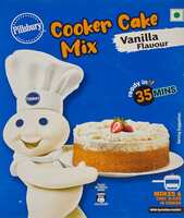 Pillsbury Cooker Cake Mix, Vanilla, Eggless, 159 gm x Pack of 4, 636 gm