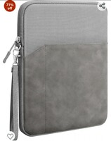  ProElite Polyester Tablet sleeve Case Cover for upto 11.5 inch for iPad 10.2/iPad 10.9/Pro 11/ iPad 9.7/ Samsung/Lenovo/Galaxy Tab A9 Plus/S8/S9/Realme Pad 2/Honor Pad X9/Oppo Pad Air/ Nokia /Oneplus Pad, Dark Grey 