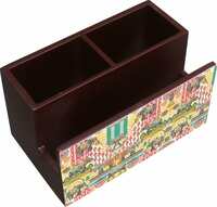 Embell wooden Tissue cutlery holder spoons