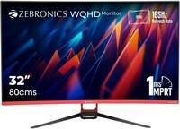 ZEBRONICS 31.5 inch Curved WQHD VA Panel Gaming Monitor 