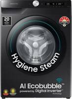 Samsung 8 kg 5 Star, AI Ecobubble,Wi-Fi Enabled ,Hygiene Steam,Digital Inverter Fully Automatic Front Load Washing Machine